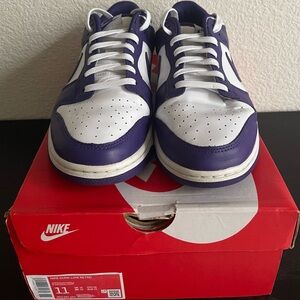 Nike Dunk Low -Championship Court Purple Size:11
